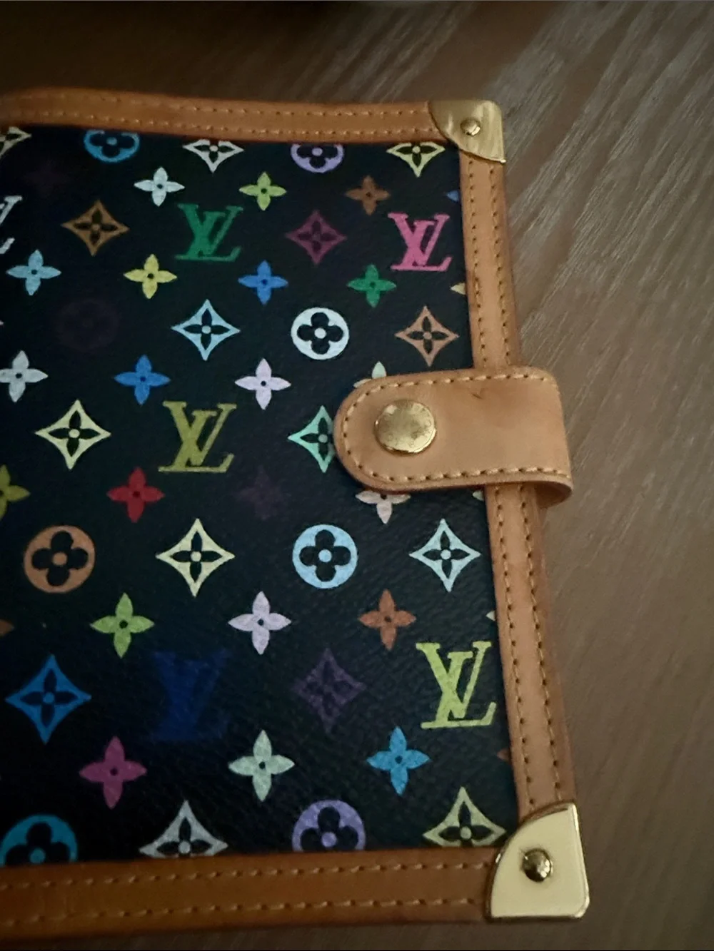 Louis Vuitton Murakami Noir Agenda Passport